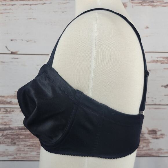 Prima Donna Satin Strapless Convertible Bra Black Size 38D - Picture 2 of 8